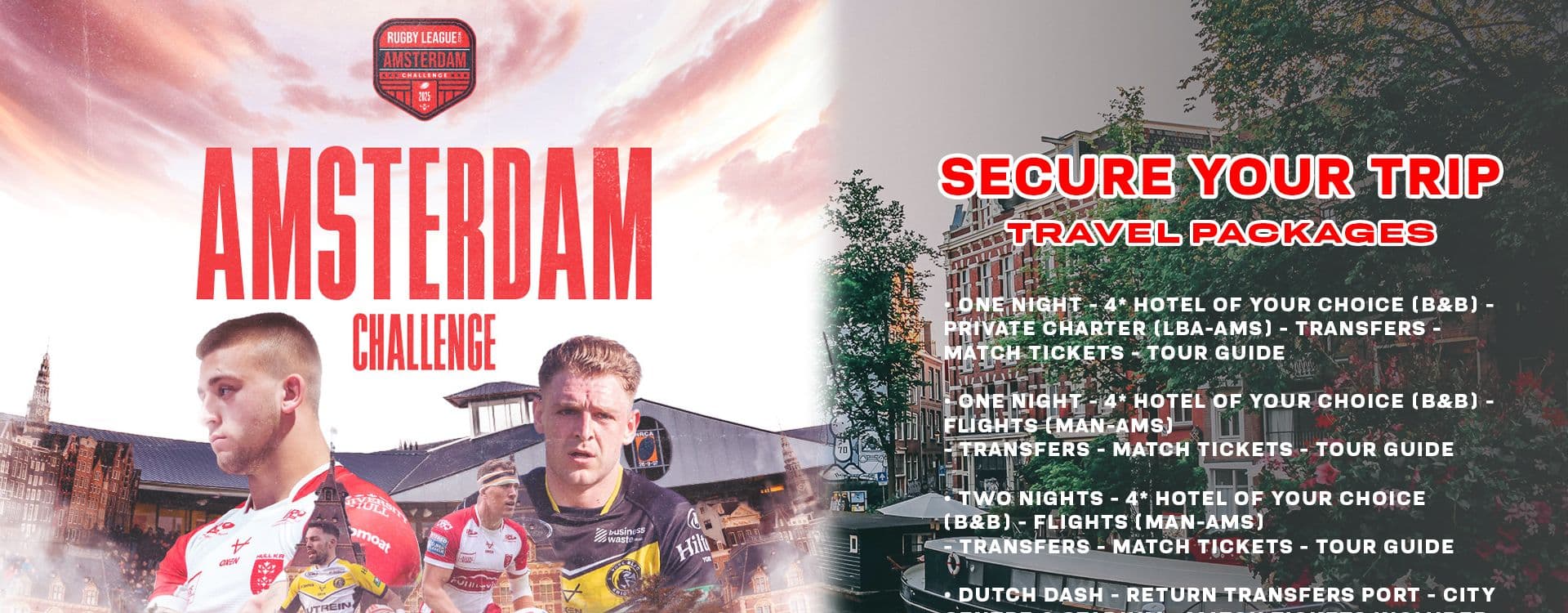 2025 Amsterdam Challenge Travel Packages Available Now