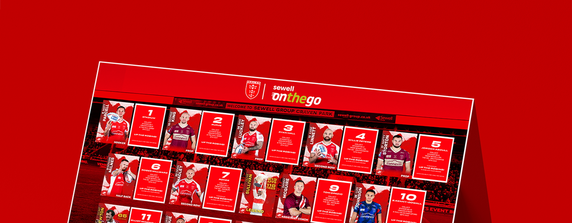 Hull KR and Sewell On The Go Launch Limited Edition Sticker Collection
