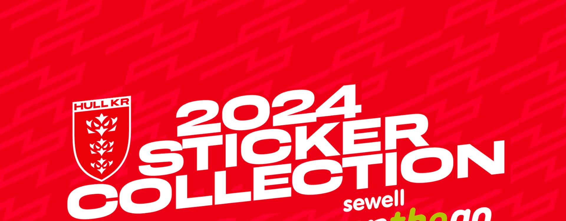 The Hull KR Sticker Collection with Sewell on the go is back for 2024! 