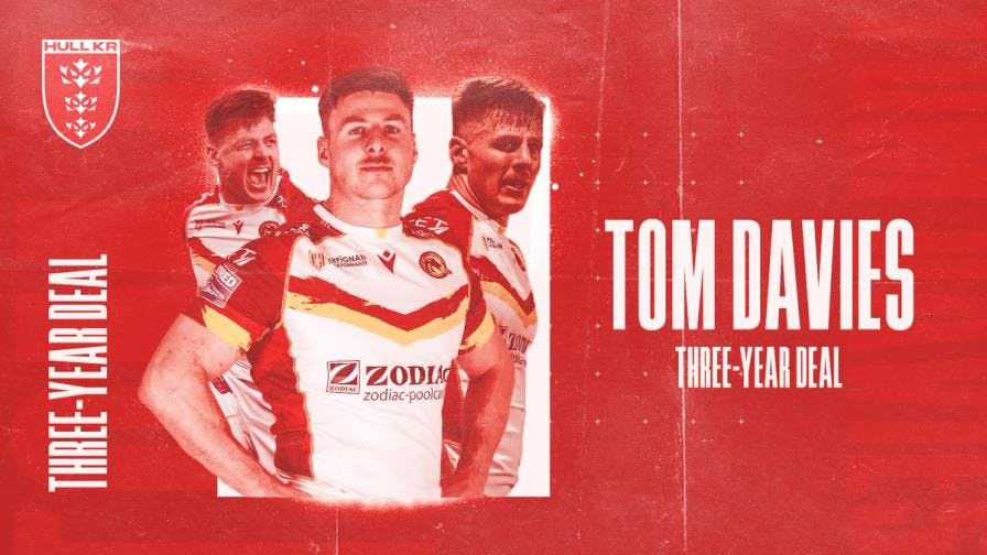 Tom Davies joins the Robins on three-year deal from 2025